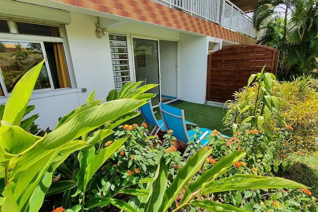972D4 - Les 2 Palmiers - Bas De Villa 60M2 Jardin 2000M2 Riviere-Salee