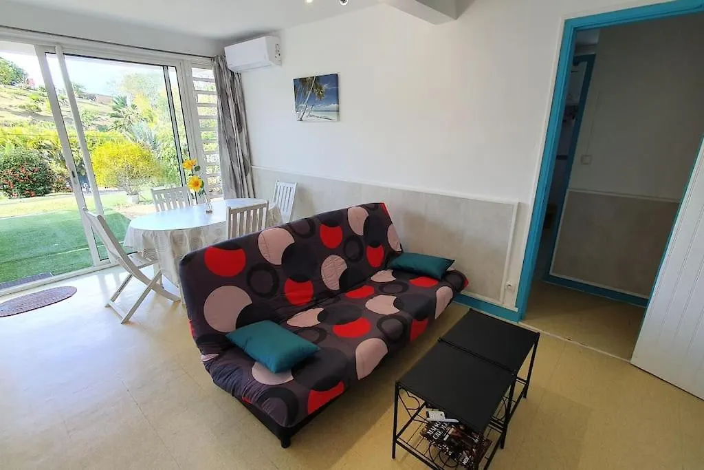 972D4 - Les 2 Palmiers - Bas De Villa 60M2 Jardin 2000M2 Riviere-Salee Apartmán